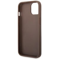 Guess 4G Metal Logo Backcover iPhone 14 - Bruin