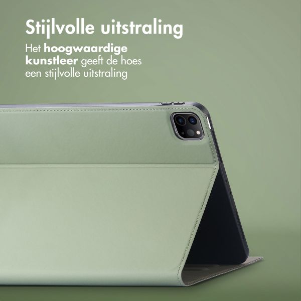Accezz Classic Tablet Case Apple iPad Pro 12.9 (2022) / Pro 12.9 (2021) / Pro 12.9 (2020) - Groen