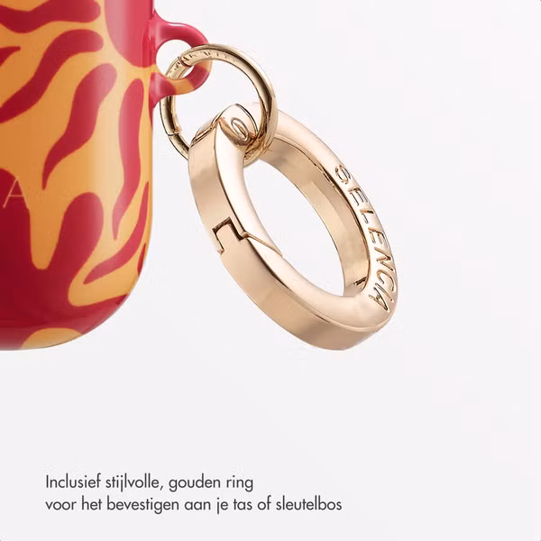 Selencia Vivid Case Apple AirPods 1 / 2 - Tropical Vibes Apricot