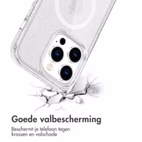 imoshion Sparkle Backcover met MagSafe Apple iPhone 13 Pro - Glitter Transparant