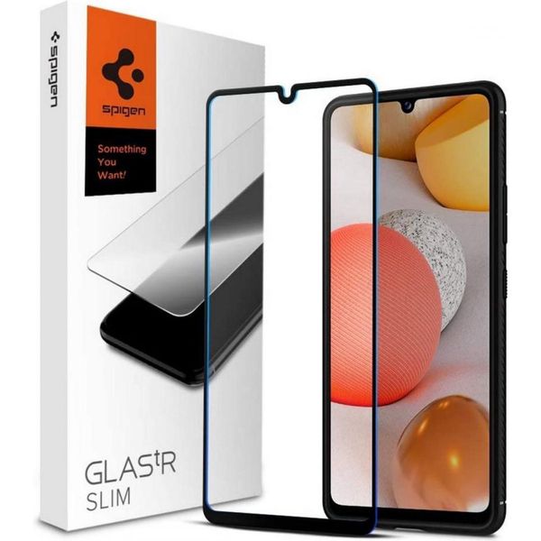 Spigen GLAStR Screenprotector Samsung Galaxy A42 - Zwart