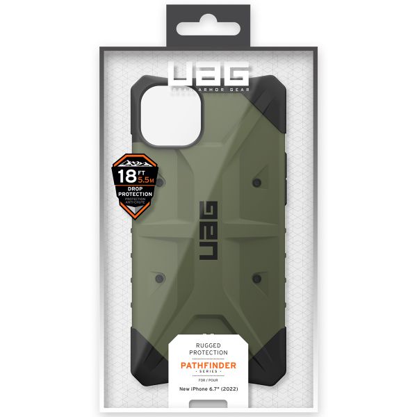 UAG Pathfinder Backcover iPhone 14 Plus - Olive