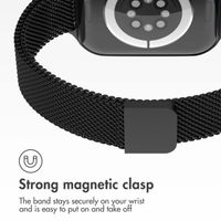 imoshion Slim Milanese Band Apple Watch | 38/40/41/42 mm - Black