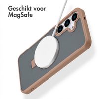 Accezz Ring Stand Backcover met MagSafe Samsung Galaxy S25 Plus - Bruin