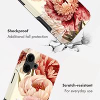Selencia Vivid Backcover met MagSafe Apple iPhone 16 - Vintage Peony