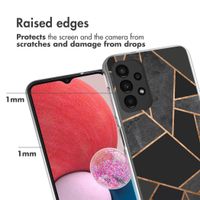 imoshion Design hoesje Samsung Galaxy A13 (4G) - Grafisch Koper / Zwart