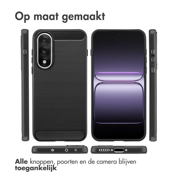 imoshion Brushed Backcover OnePlus Nord 5 - Zwart