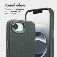 Accezz 2-in-1 Leather Bookcase with MagSafe Apple iPhone 17e / 16e - Cedar Green