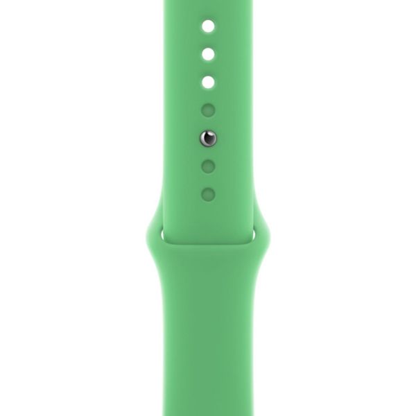 Apple Sport Band Apple Watch Series 1 t/m 9 / SE (38/40/41 mm) | Series 10 (42 mm) - Bright Green