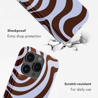 Selencia Vivid Back Cover Apple iPhone 15 Pro - Dream Swirl Chocolate