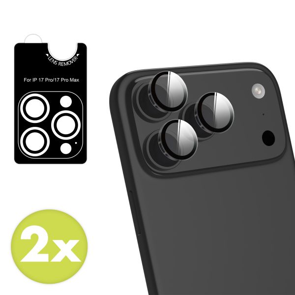 imoshion 2 Pack Camera lens protector Apple iPhone 17 Pro / 17 Pro Max - Transparant