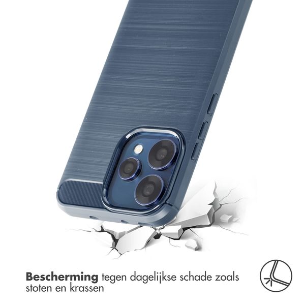 imoshion Brushed Backcover Oppo Reno15 (5G) - Donkerblauw