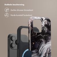 Selencia Vivid Backcover met MagSafe Apple iPhone 16 Pro Max - Chic Marble Black