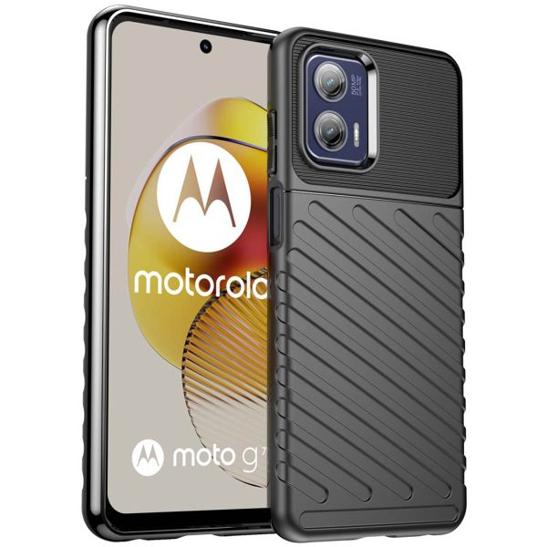 imoshion Thunder Backcover Motorola Moto G73 - Zwart