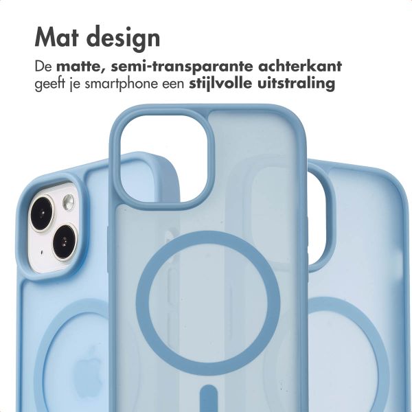 imoshion Color Guard Backcover met MagSafe iPhone 13 / 14 - Lichtblauw