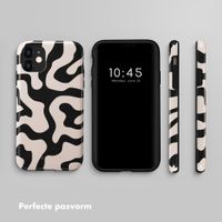 Selencia Vivid Backcover Apple iPhone 11 - Art Wave Black
