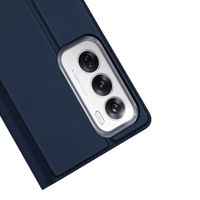 Dux Ducis Slim Softcase Bookcase Oppo Reno 12 - Donkerblauw