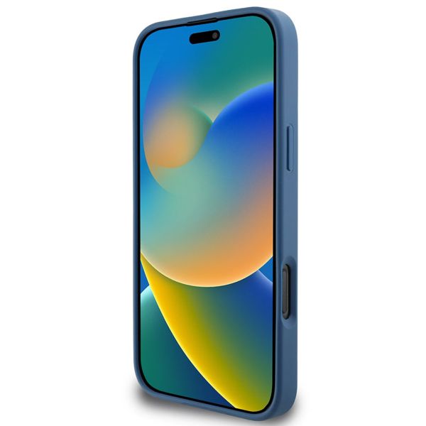 Guess 4G Metal Logo Backcover MagSafe Apple iPhone 16 Pro Max - Blauw