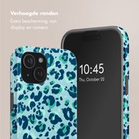 Selencia Vivid Tough Backcover met MagSafe iPhone 15 - Wild Spots Light Blue