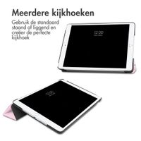 imoshion Design Trifold Bookcase Apple iPad 9 (2021) 10.2 inch / iPad 8 (2020) 10.2 inch / iPad 7 (2019) 10.2 inch - Happy Dots