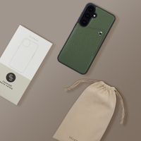 Selencia Riva Backcover met Pashouder Samsung Galaxy S25 / S24 - Sage Green