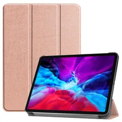 imoshion Trifold Bookcase iPad Pro 12.9 (2020) / Pro 12.9 (2018) - Rosé Goud