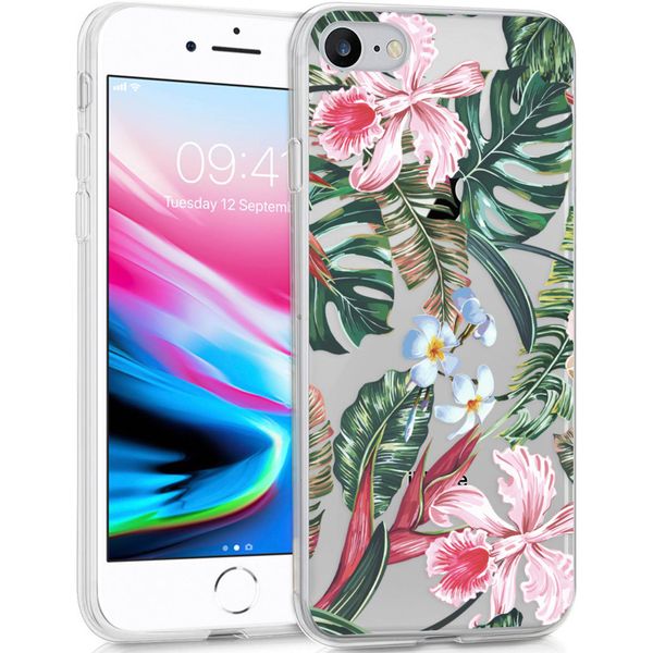 imoshion Design hoesje iPhone SE (2022 / 2020) / 8 / 7 / 6s - Tropical Jungle