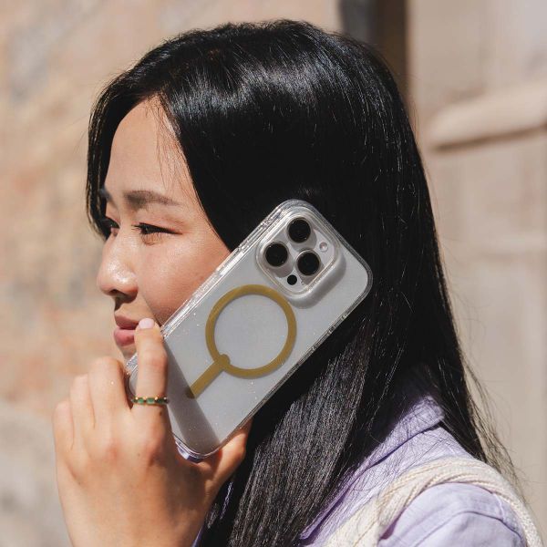 ZAGG Milan Snap Case met MagSafe Apple iPhone 16 Pro - Gold Glitter