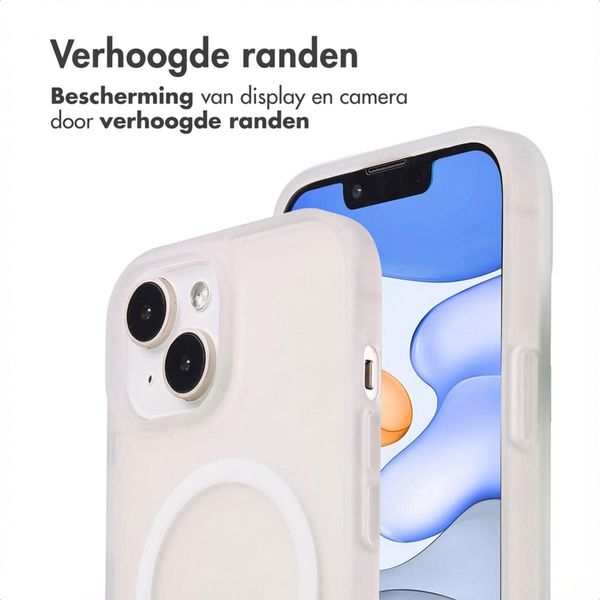 imoshion Color Guard Backcover met MagSafe Apple iPhone 15 - Wit