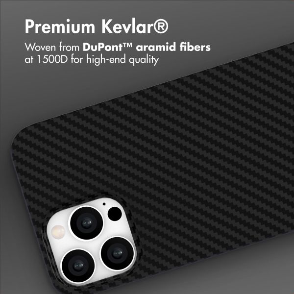 Accezz MagSafe Kevlar® Back Cover Apple iPhone 13 Pro Max - Black