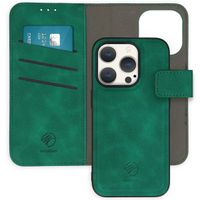 imoshion Uitneembare 2-in-1 Luxe Bookcase Apple iPhone 15 Pro - Donkergroen