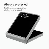 Accezz Colour Back Cover with MagSafe and Ring Stand Samsung Galaxy Z Flip 8 - Grey