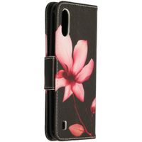 Design Softcase Bookcase Samsung Galaxy A01