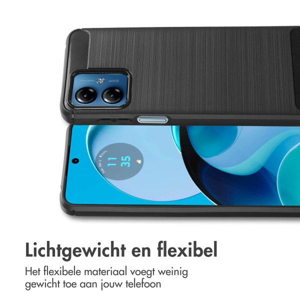 imoshion Brushed Backcover Motorola Moto G14 - Zwart