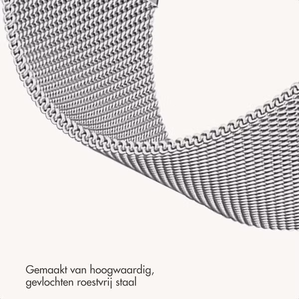 imoshion Milanees magnetisch bandje  - Universeel 20 mm aansluiting - Zilver