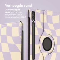 imoshion 360° Draaibare Design Bookcase Samsung Galaxy Tab S10 Plus / Tab S9 FE Plus / Tab S9 Plus - Dancing Cubes