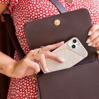 Selencia Aurora Fashion Backcover Samsung Galaxy A33 - Earth Leaf Beige