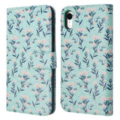 imoshion Design Bookcase iPhone Xr - Blue Flowers