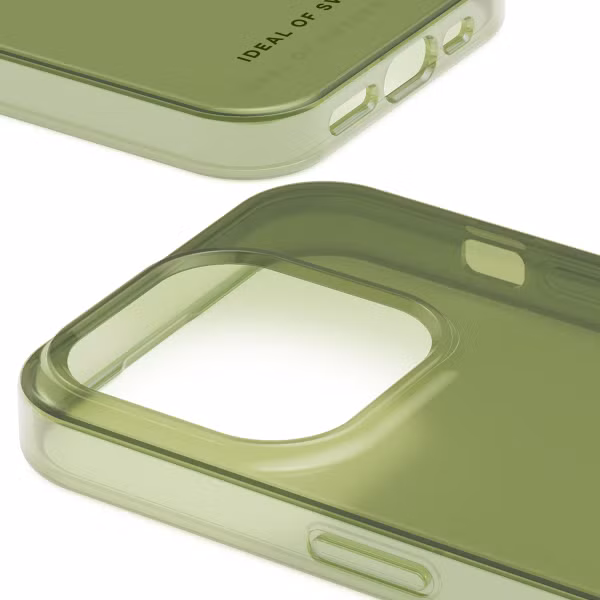 iDeal of Sweden Clear Case Apple iPhone 15 Pro - Khaki