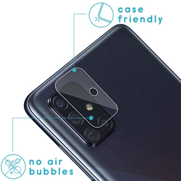 imoshion Screenprotector Folie 3 Pack + Camera Protector Galaxy A71