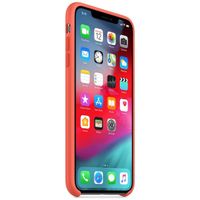 Apple Silicone Backcover iPhone Xs Max - Nectarine