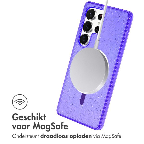 imoshion Sparkle Backcover met MagSafe Samsung Galaxy S25 Ultra - Paars