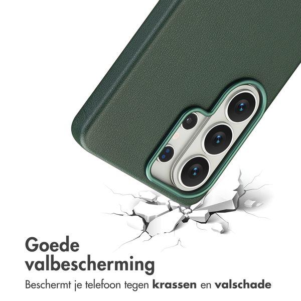 Accezz MagSafe Leather Backcover Samsung Galaxy S26 Ultra - Cedar Green