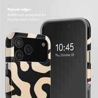 Selencia Vivid Back Cover with MagSafe Apple iPhone 17 Pro - Art Wave Black