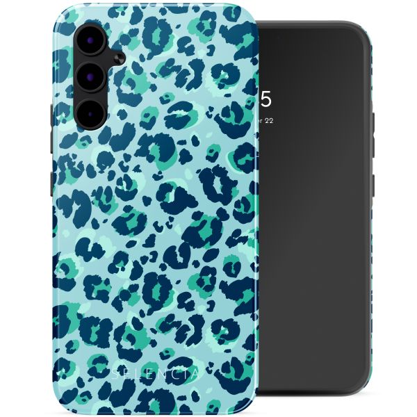 Selencia Vivid Tough Backcover Samsung Galaxy A34 - Wild Spots Light Blue