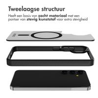 Accezz Rugged Frosted MagSafe Backcover Samsung Galaxy S24 Plus - Zwart