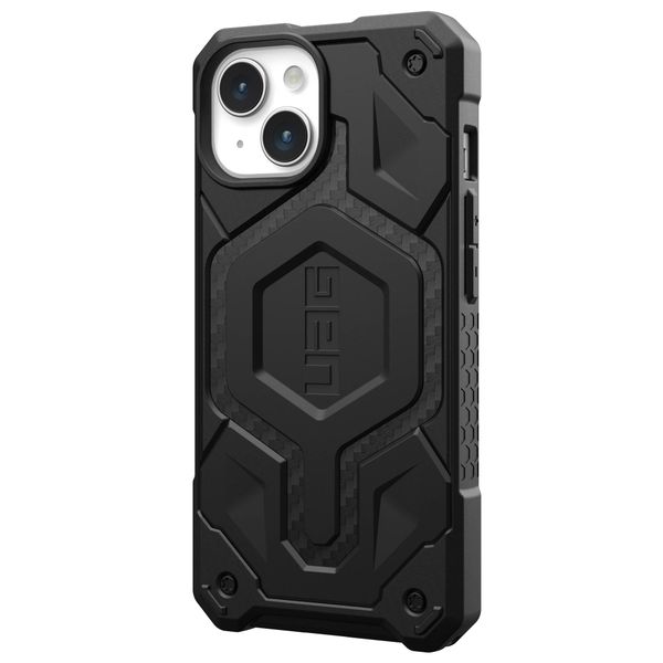 UAG Monarch Pro Backcover iPhone 15 - Carbon Fiber