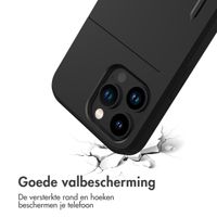 imoshion Backcover met pasjeshouder iPhone 15 Pro Max - Zwart