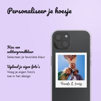 Gepersonaliseerd hoesje met polaroid iPhone 15 - Transparant