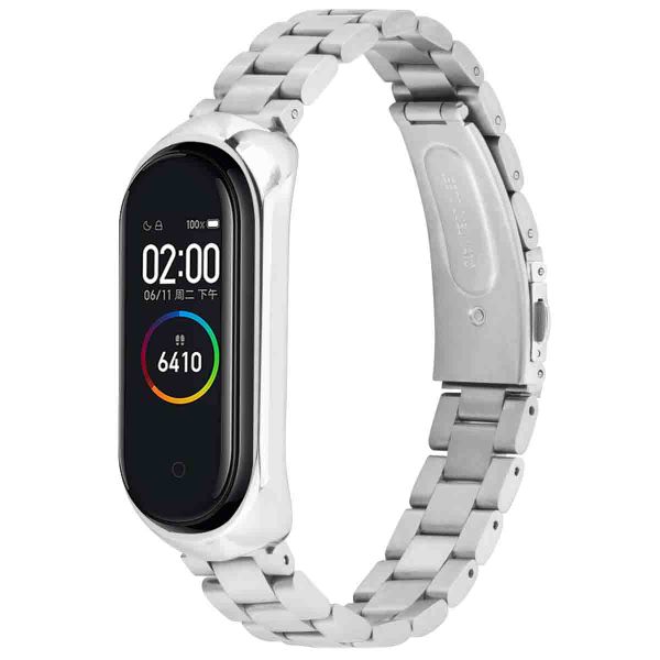 imoshion Stalen bandje Xiaomi Mi Band 3 / 4 - Zilver